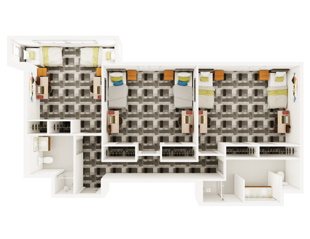 Park House Six-person Modern Suite 